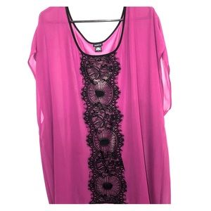 Torrid, size 4, purple blouse